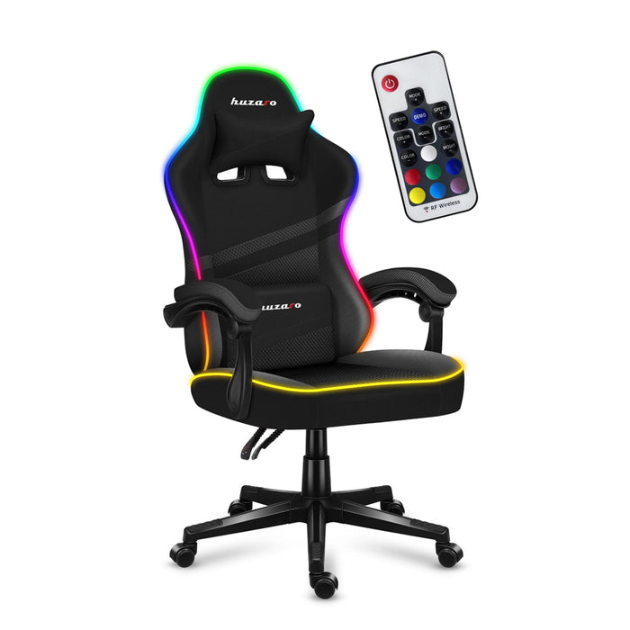 Huzaro Force 4.4 RGB Black Mesh Gaming Chair