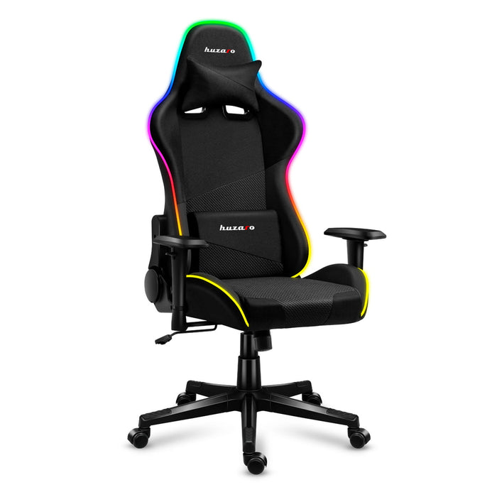 Huzaro Force 6.3 RGB Black Mesh Gaming Chair
