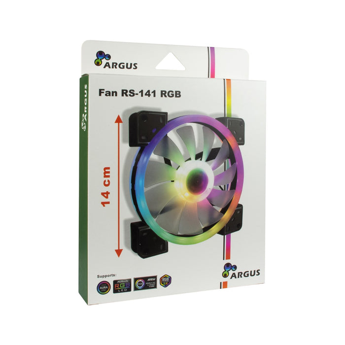 Inter Tech Fan Argus RS-141 ARGB Single Pack 140mm