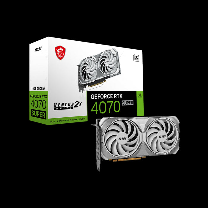 MSI Ventus 2X GeForce RTX 4070 SUPER OC White 12G