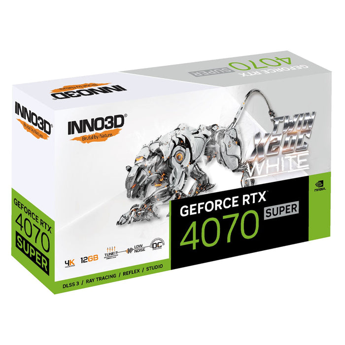 INNO3D Twin X2 GeForce RTX 4070 SUPER OC White 12GB