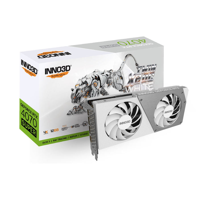 INNO3D Twin X2 GeForce RTX 4070 SUPER OC White 12GB