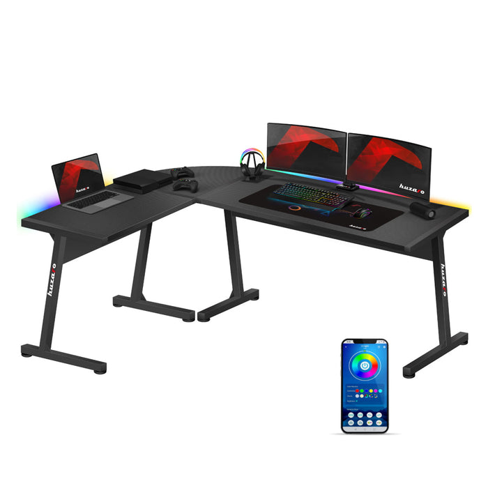 Huzaro Hero 6.0 RGB Gaming Desk Black