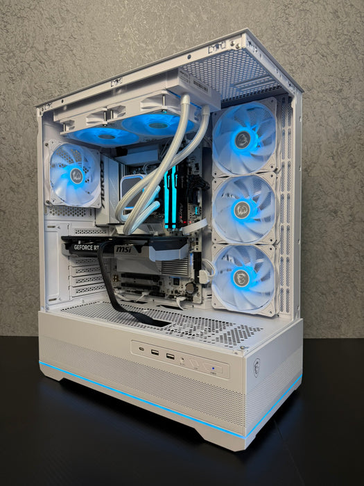 Custom Gaming PC/ The All White/ Ryzen 7 7800X3D/ 32GB/ 1TB SSD NVMe/ RTX 5060 Ti 16GB