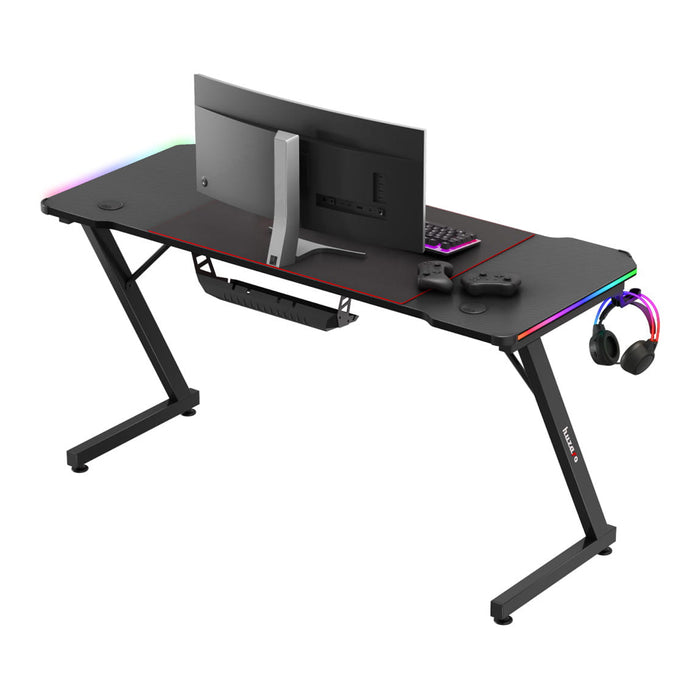 Huzaro Hero 3.3 RGB Gaming Desk Black