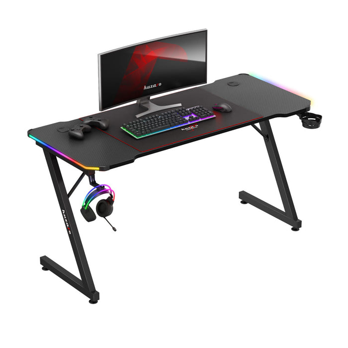 Huzaro Hero 3.3 RGB Gaming Desk Black