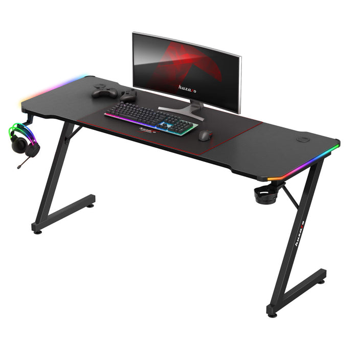 Huzaro Hero 4.8 RGB Gaming Desk Black