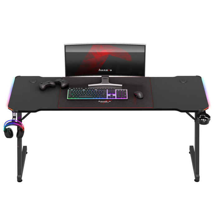 Huzaro Hero 4.8 RGB Gaming Desk Black