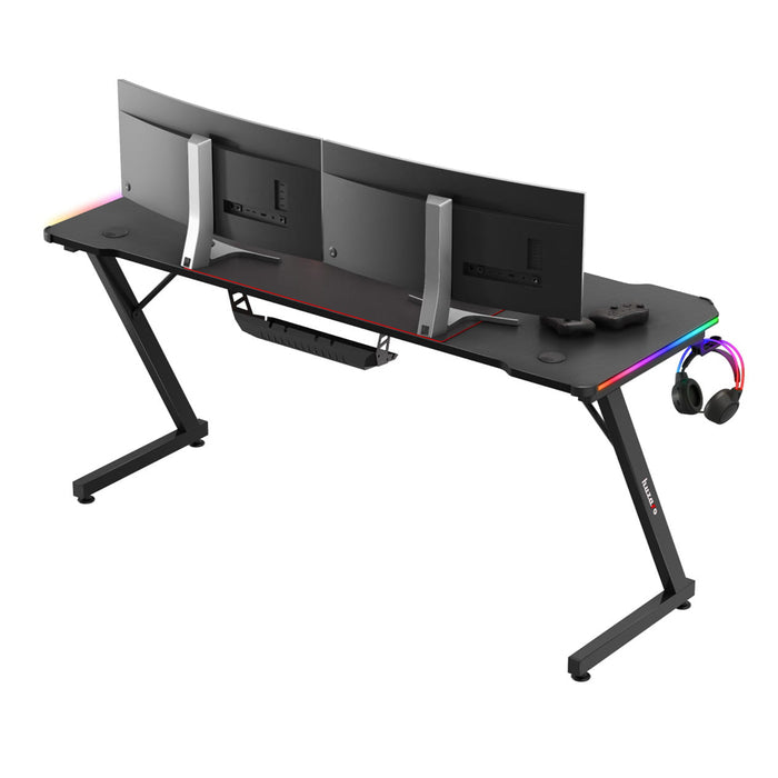 Huzaro Hero 4.8 RGB Gaming Desk Black