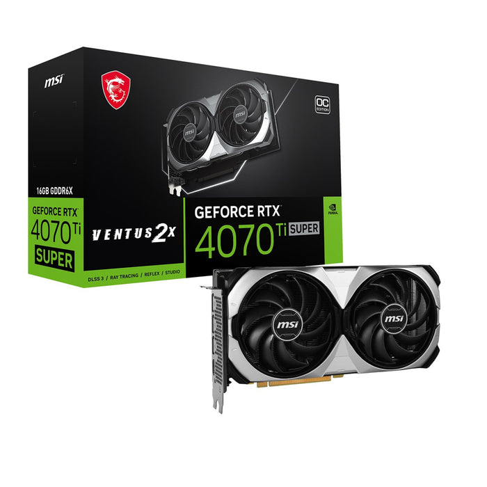 MSI GeForce RTX 4070 Ti SUPER Ventus 2X OC 16G