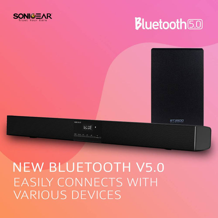 SonicGear BT3500 Soundbar with Subwoofer BT/USB/FM