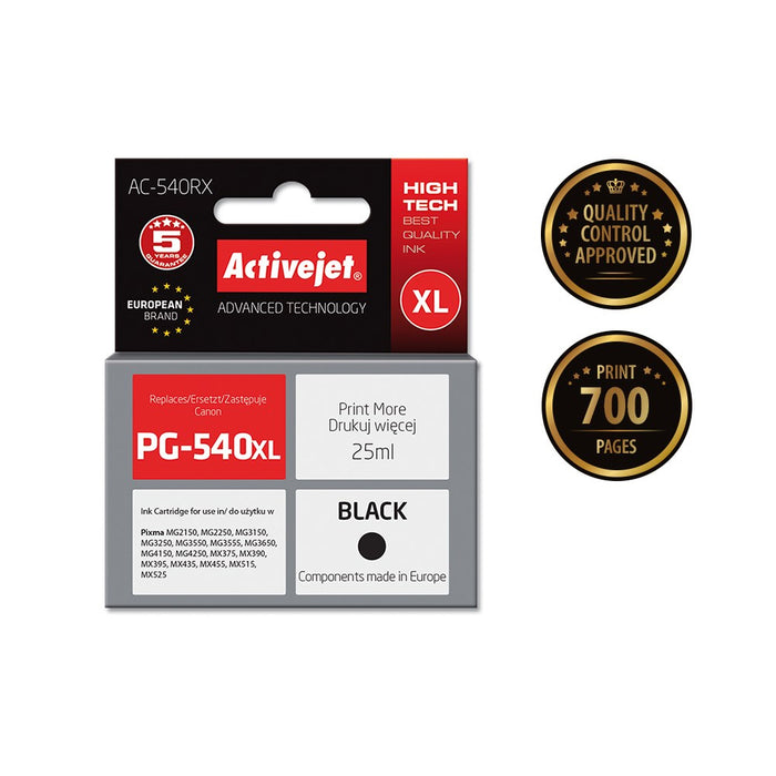 Activejet AC-540RX Ink cartridge - Replacement for Canon PG-540XL