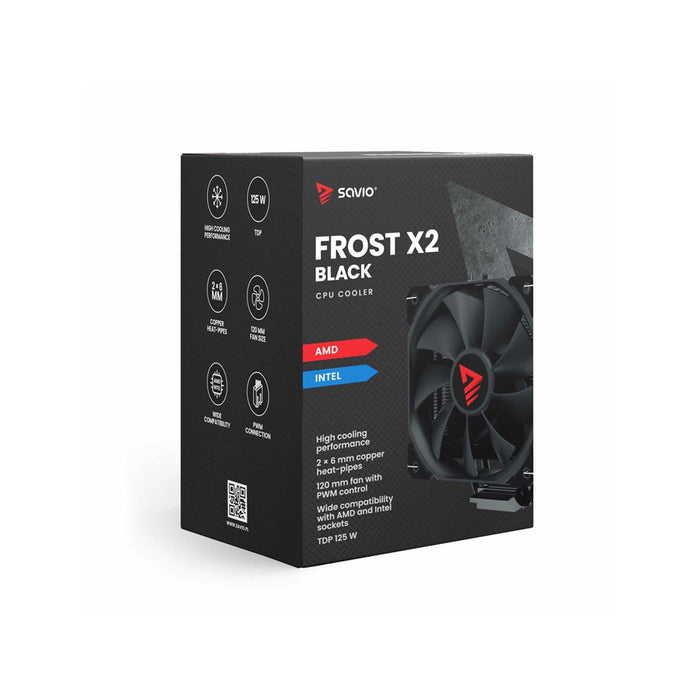 Savio CPU Cooler Frost Black X2