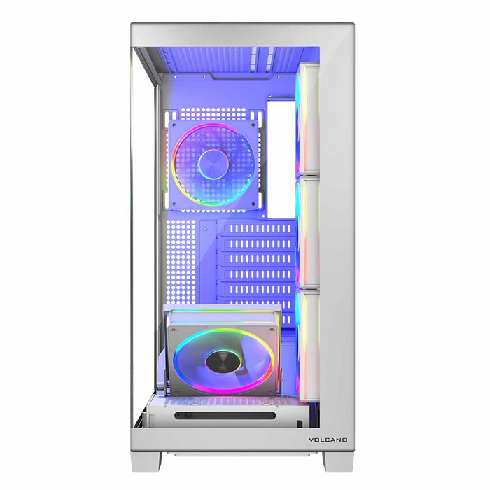 Modecom PC Case VOLCANO Stellar ARGB 5F White Midi