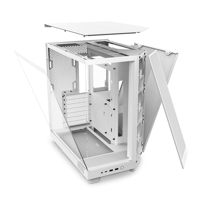 NZXT PC Case H6 Air Flow White