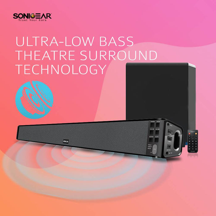 Sonicgear Sonicbar BT-5500 Soundbar Wireless SubWoofer