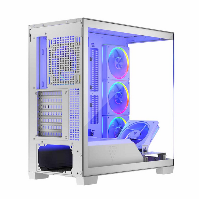 Modecom PC Case VOLCANO Stellar ARGB 5F White Midi
