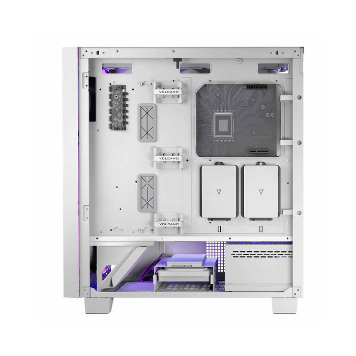 Modecom PC Case VOLCANO PERUN Apex ARGB Mid White