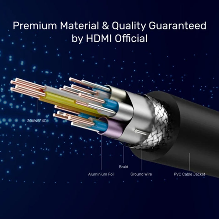 Unitek C1048GB Premium Certified HDMI2.0 Cable 2.0m