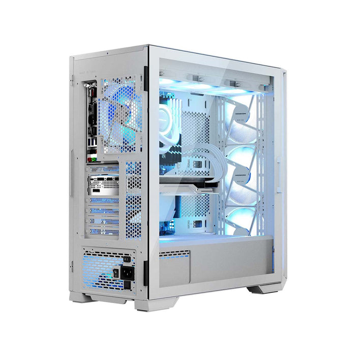 Modecom Pc Case Modecom PC Case Horizon Midi ARGB White — Needy Shop LTD