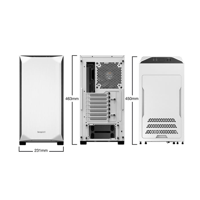 Be Quiet PC Case Pure Base 500 Window White