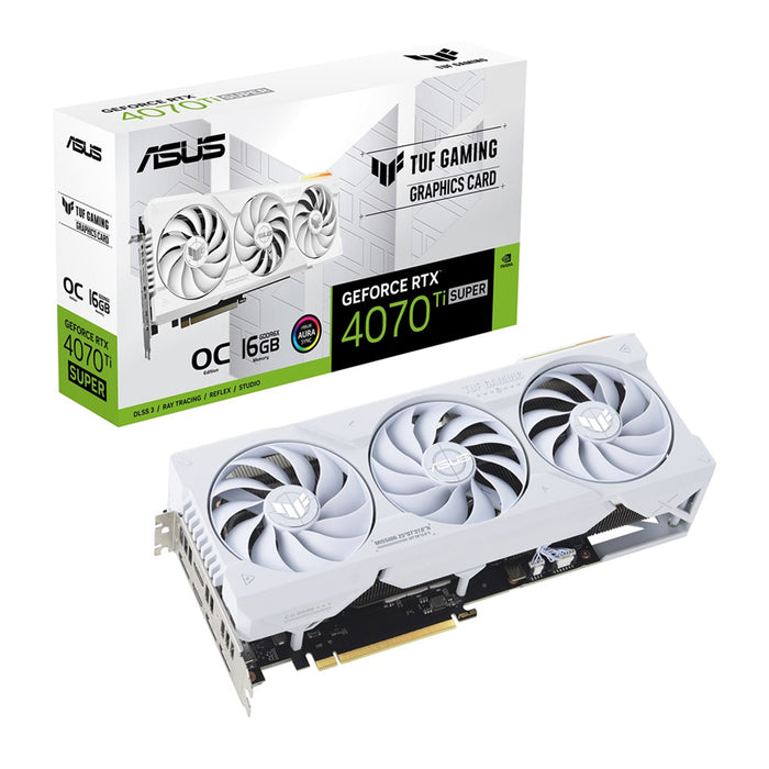 Asus GeForce RTX 4070 Ti SUPER TUF OC 16GB White