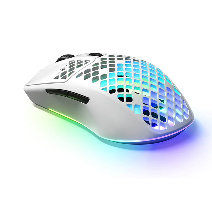 SteelSeries Wireless Gaming Mouse AEROX 3 Snow Ultra Lightweight