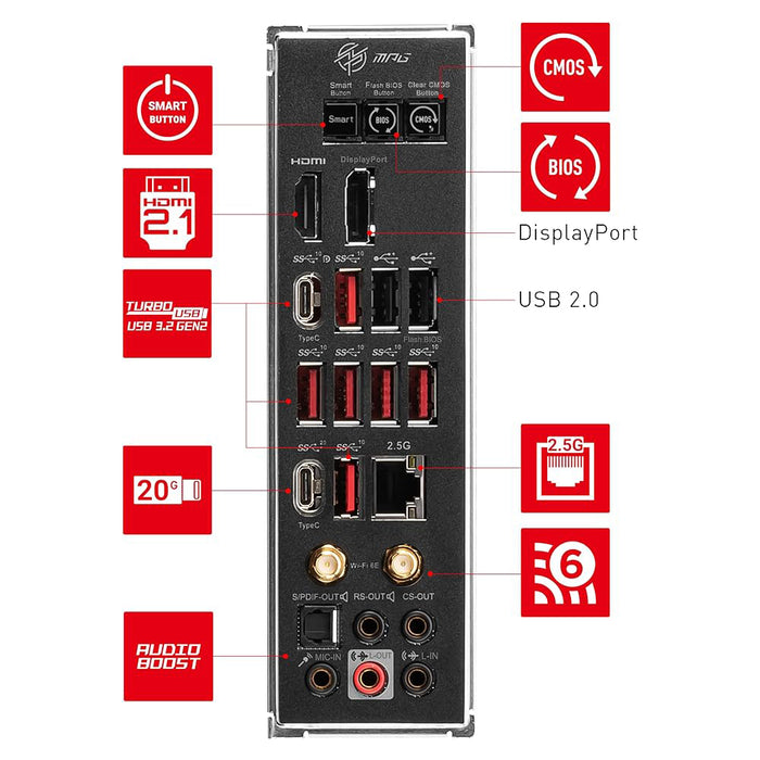 MSI Motherboard MPG X670E CARBON WiFi