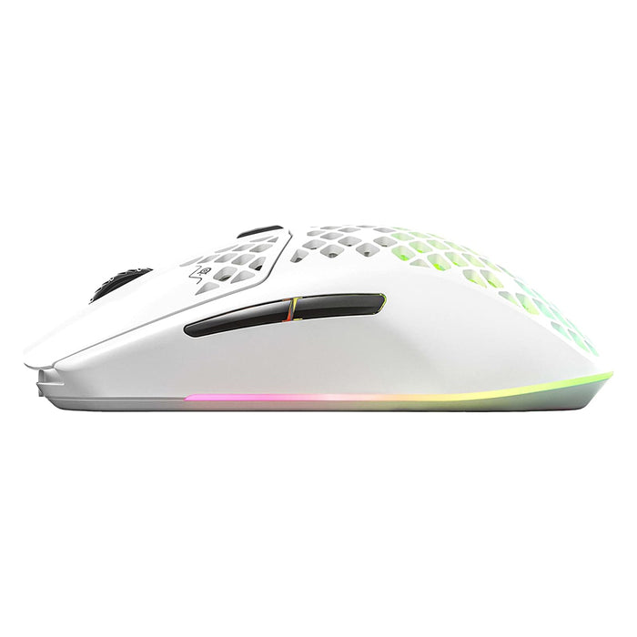 SteelSeries Wireless Gaming Mouse AEROX 3 Snow Ultra Lightweight