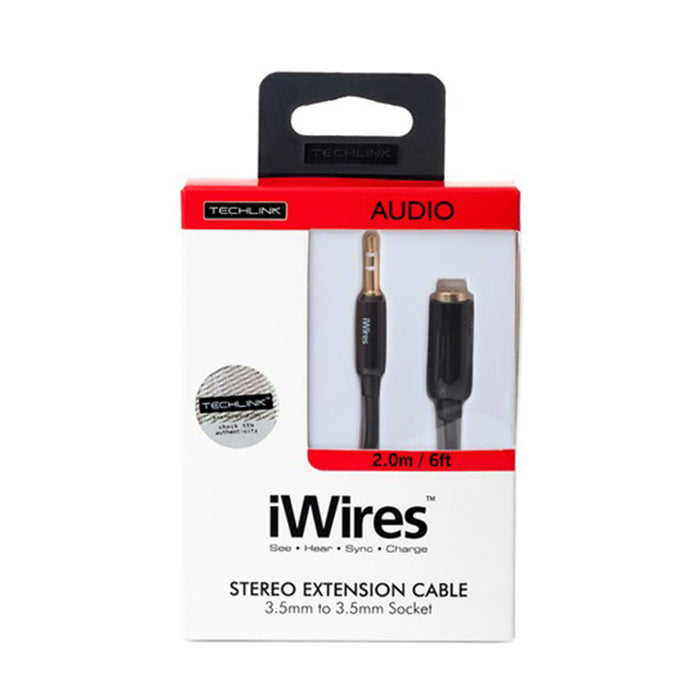 Techlink iWires 3.5mm Extension M-F 2.0m 710552