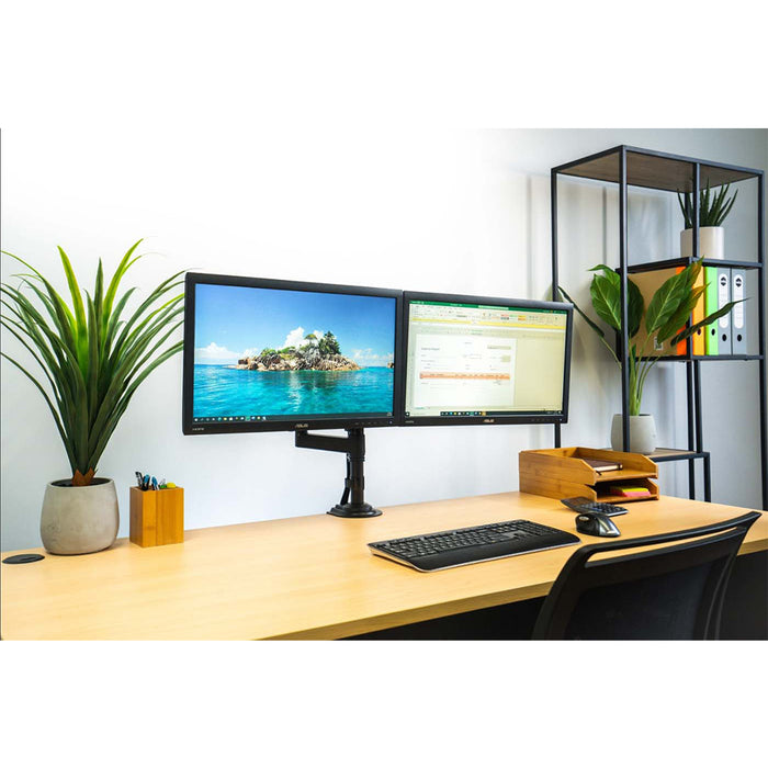 NBMounts Desk Mount H180 Twin 32"