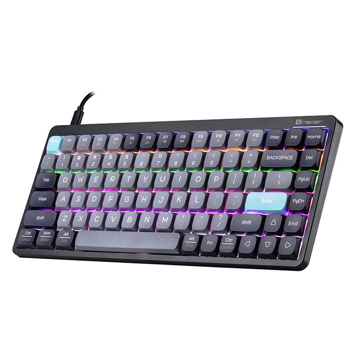 Tracer Mechanical Wireless Gaming Keyboard FINA 84 Blackcurrant