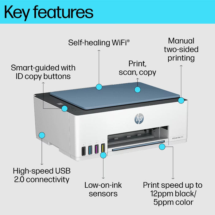 HP Printer all in one Inkjet 585 Smart Tank