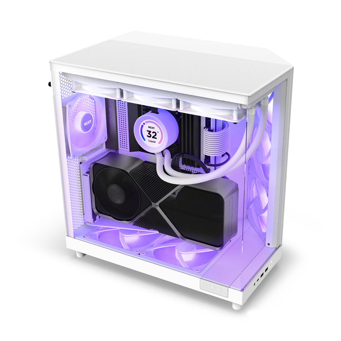 NZXT PC Case H6 Air Flow ARGB White