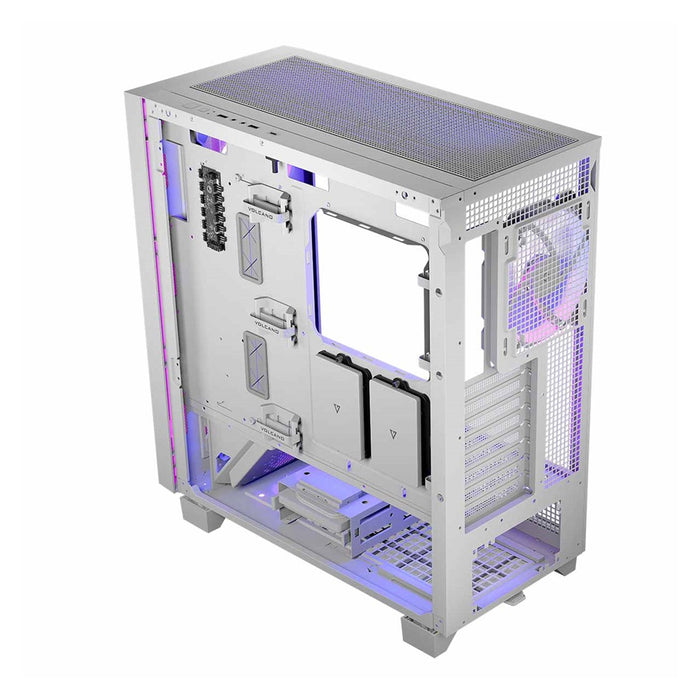 Modecom PC Case VOLCANO PERUN Apex ARGB Mid White