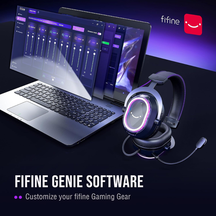 Fifine H13 AmpliGame Wireless RGB Gaming Headset