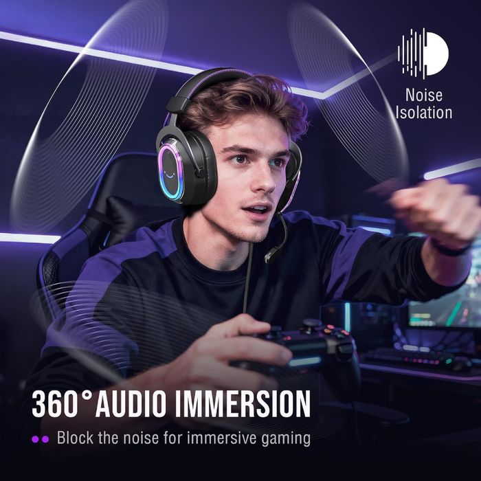 Fifine H13 AmpliGame Wireless RGB Gaming Headset