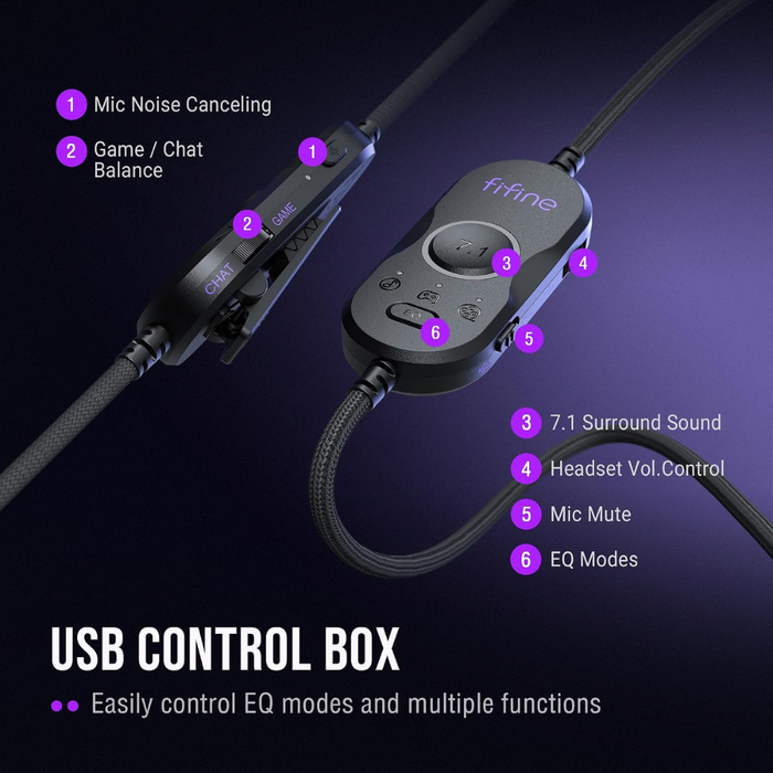 Fifine H13 AmpliGame Wireless RGB Gaming Headset