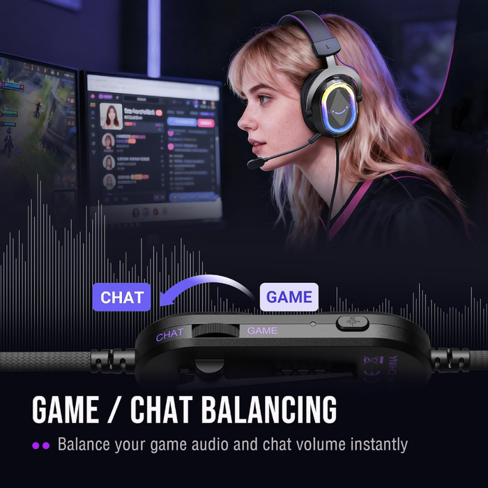 Fifine H13 AmpliGame Wireless RGB Gaming Headset