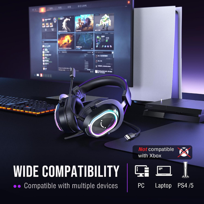Fifine H13 AmpliGame Wireless RGB Gaming Headset