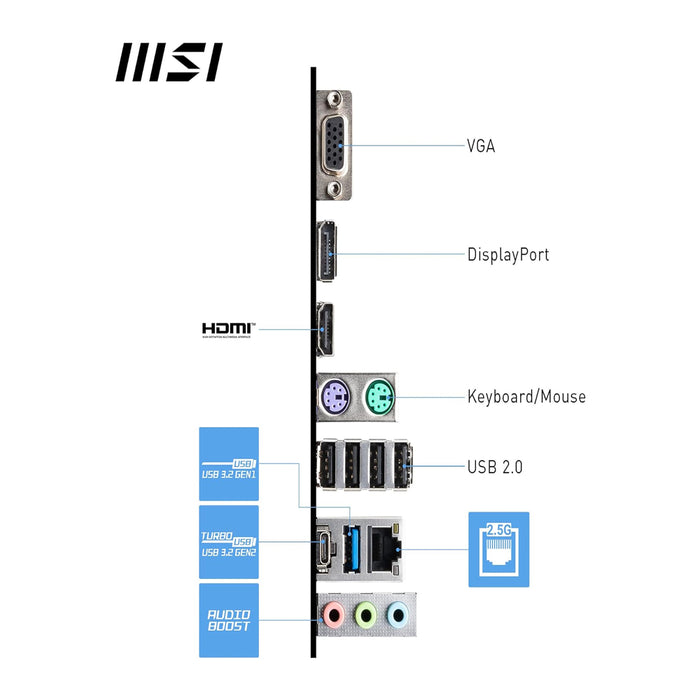 MSI Motherboard PRO B760M-P