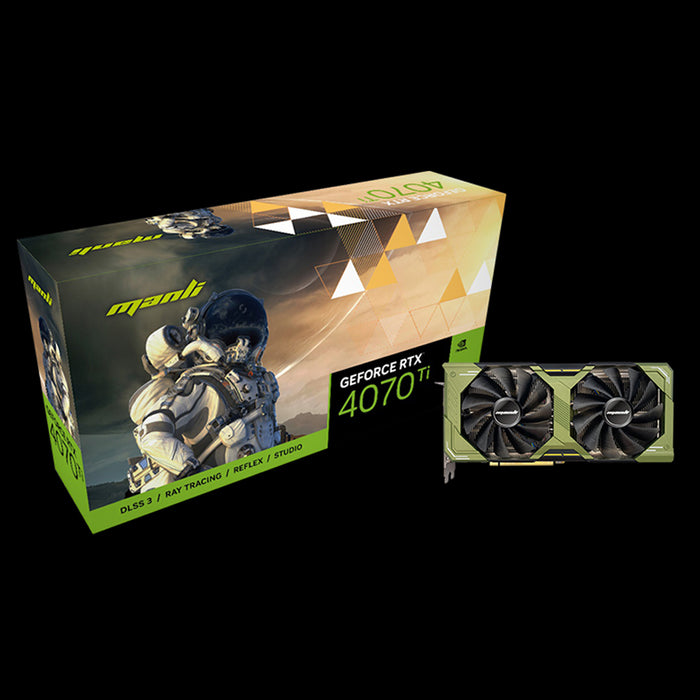 Manli Dual Fan GeForce RTX 4070 Ti 12GB