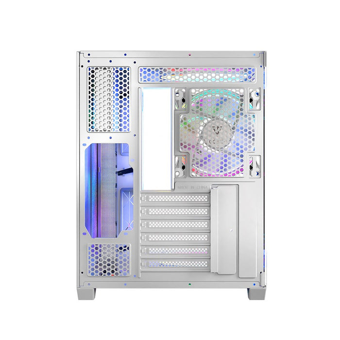 Modecom PC Case VOLCANO Panorama Apex ARGB 3F White Mid