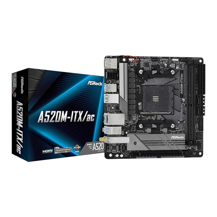 Asrock Motherboard A520M-ITX/ac