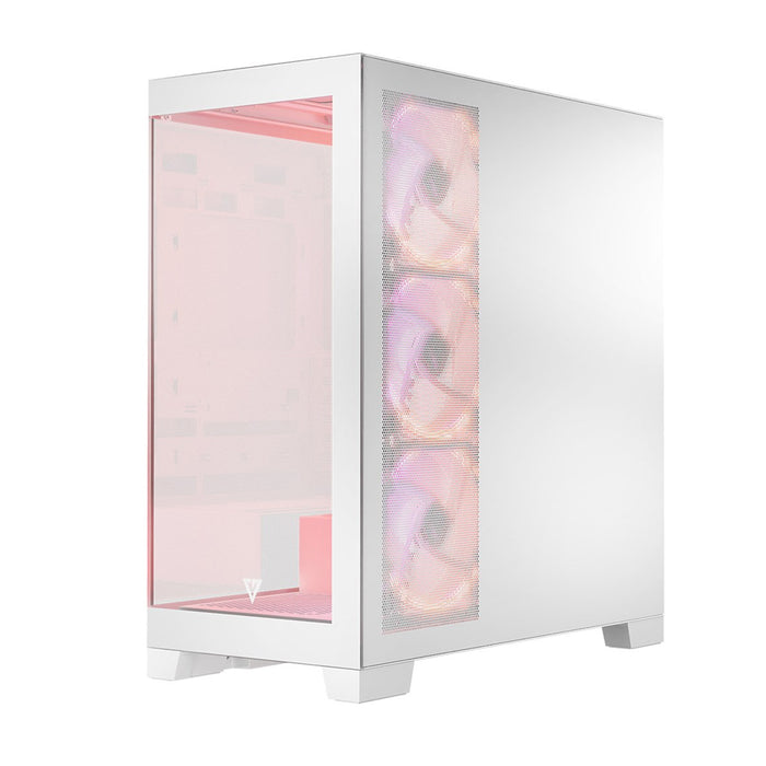 Modecom PC Case VOLCANO Space Apex ARGB White Mid