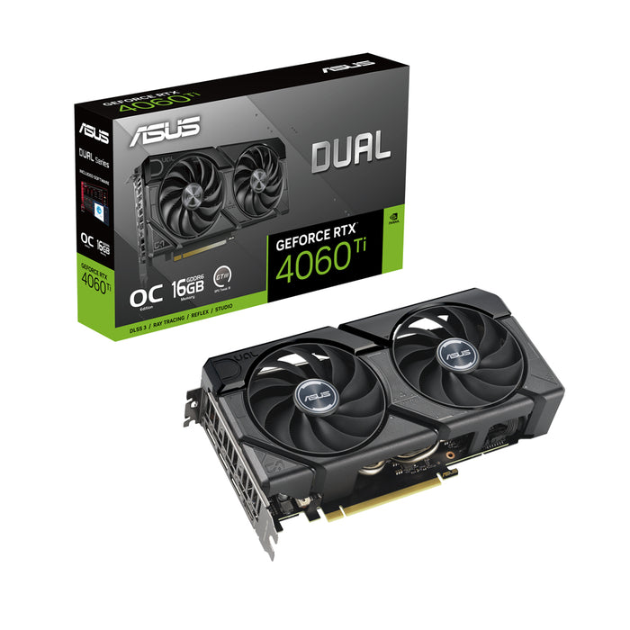 Asus EVO Dual GeForce RTX 4060 Ti OC 16GB