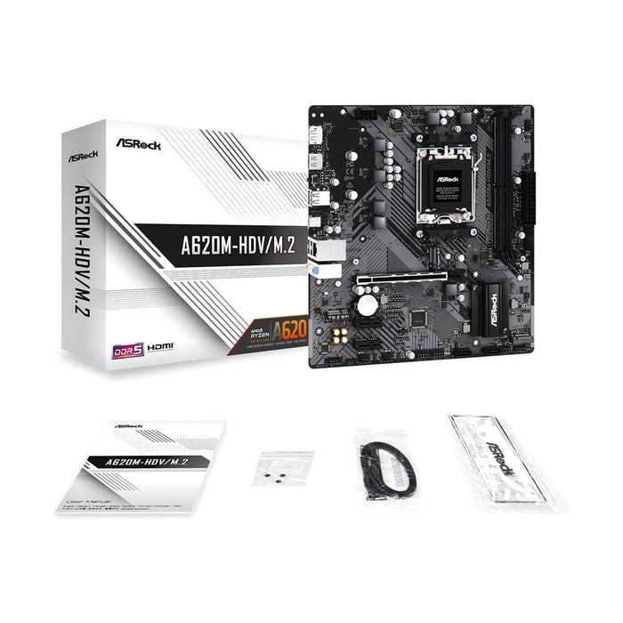 Asrock Motherboard A620M-HDV M.2