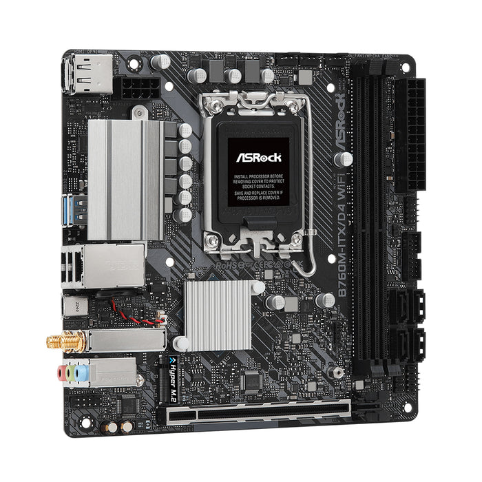 Asrock Motherboard B760M-ITX/D4 WiFi