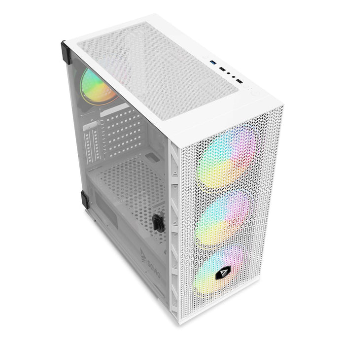 Savio PC Case Raptor X1 ARGB White