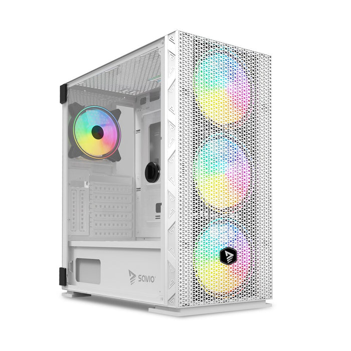 Savio PC Case Raptor X1 ARGB White